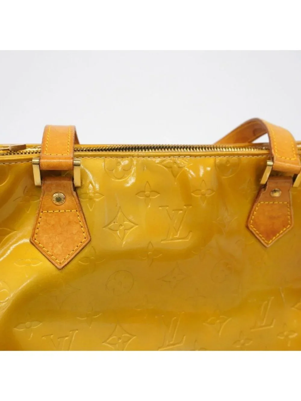 Louis Vuitton Tote Vernis Houston Gray